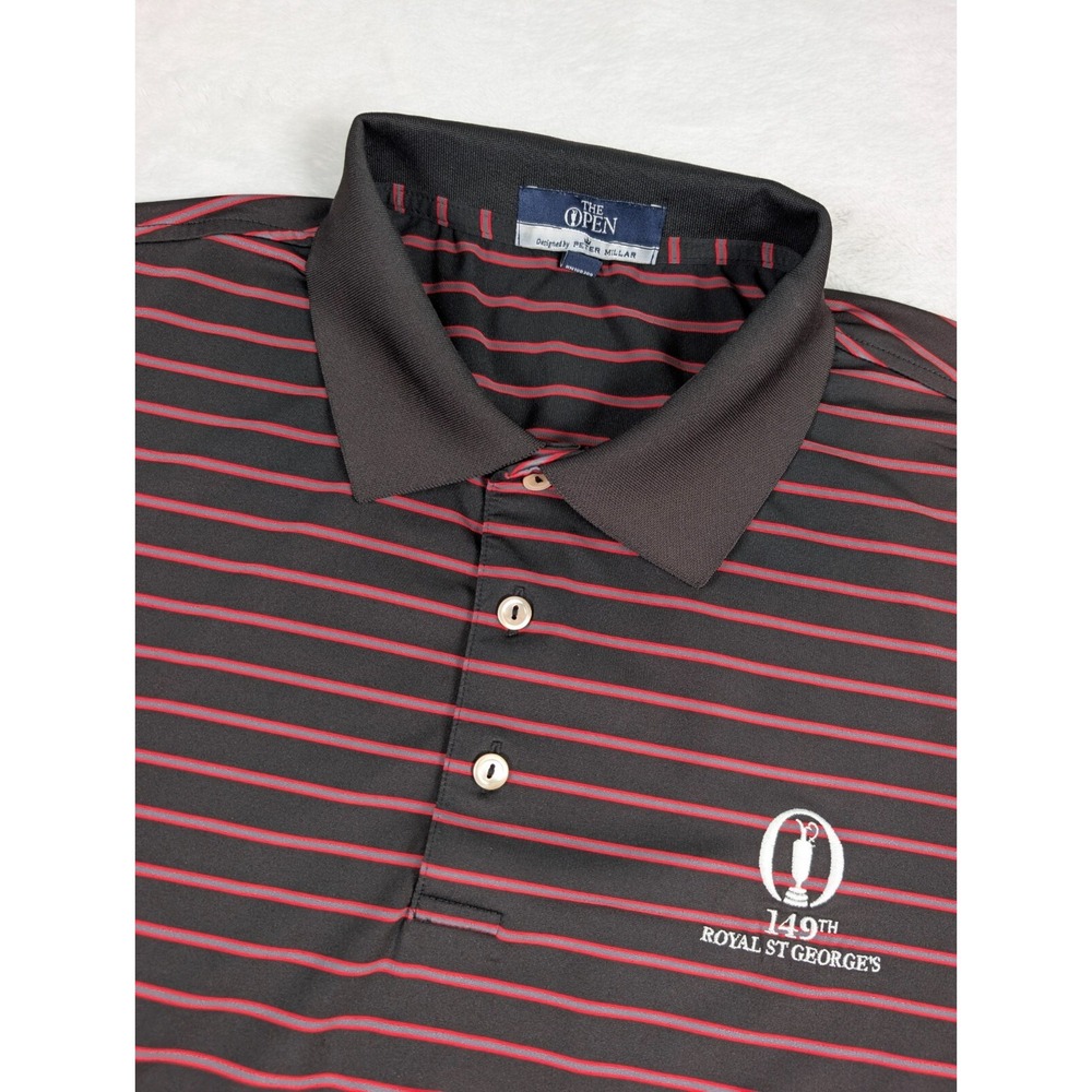 149th Royal St. George's The Open Designed By Peter Millar Polo Shirt Mens XL